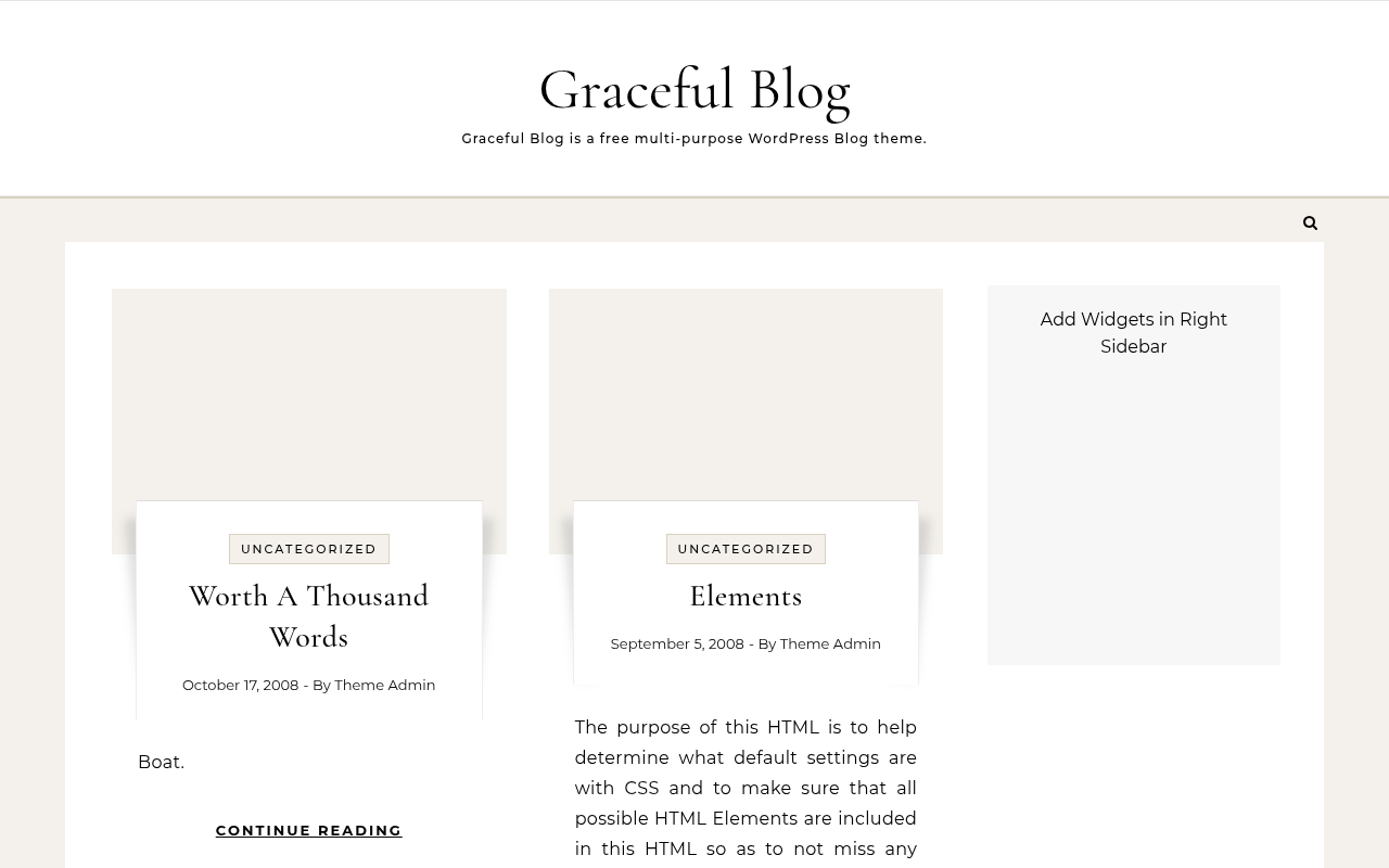 Десктоп — Graceful Blog
