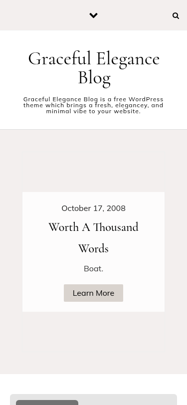 Мобильный вид — Graceful Elegance Blog