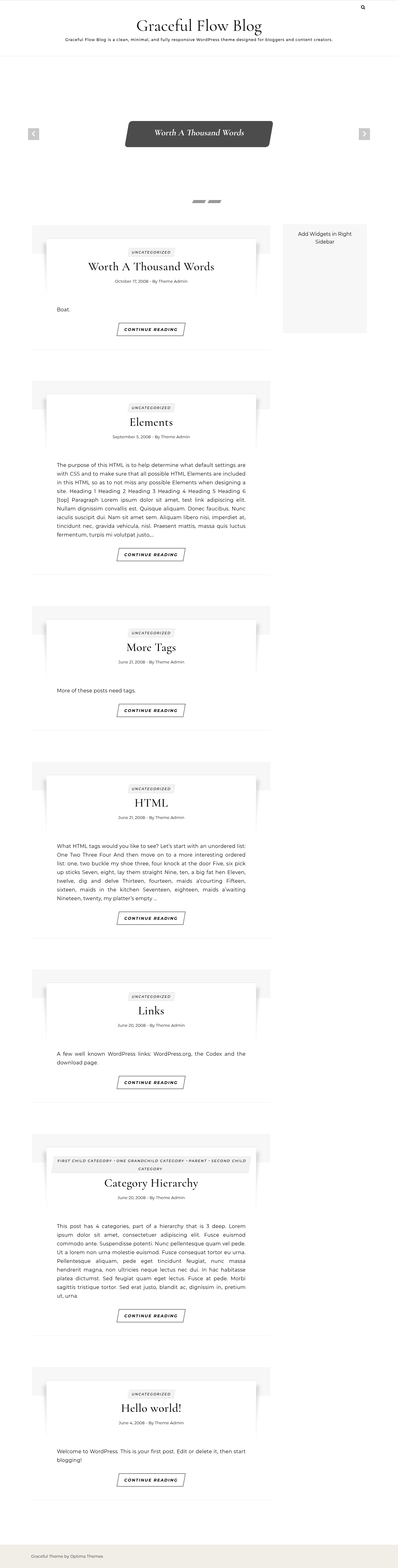 Десктоп (ниже) — Graceful Flow Blog