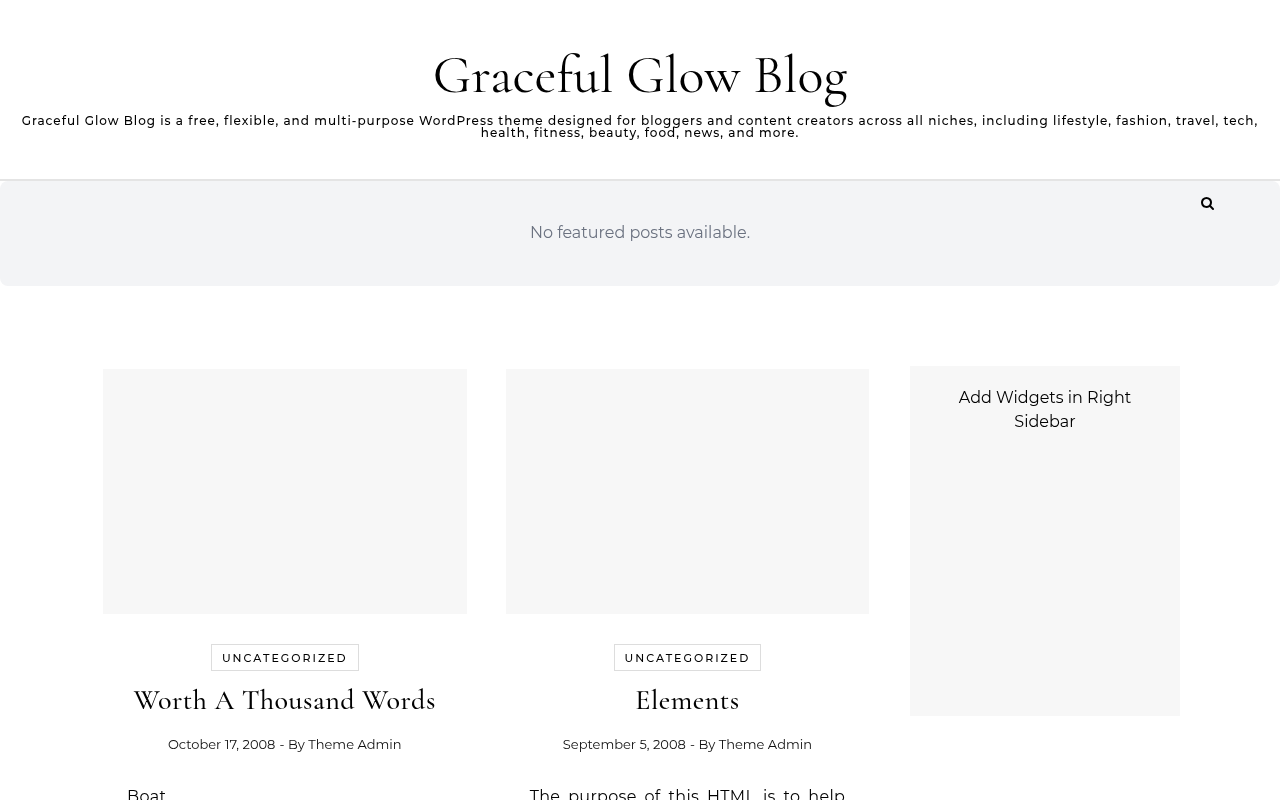 Десктоп — Graceful Glow Blog