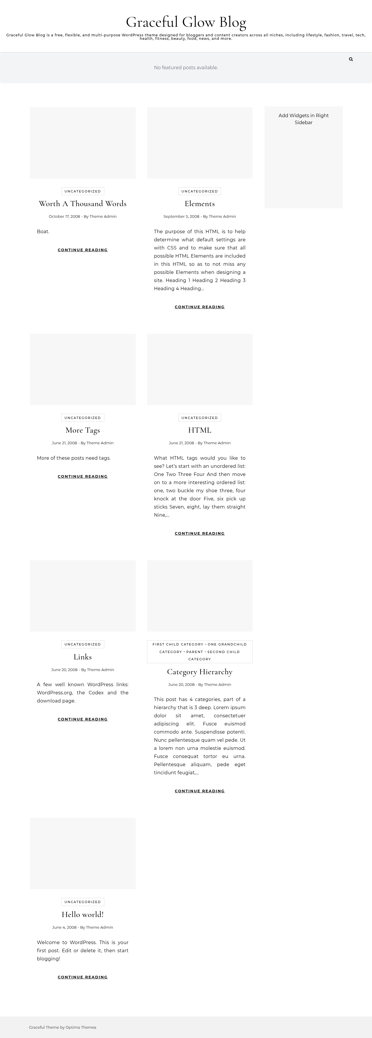 Десктоп (ниже) — Graceful Glow Blog