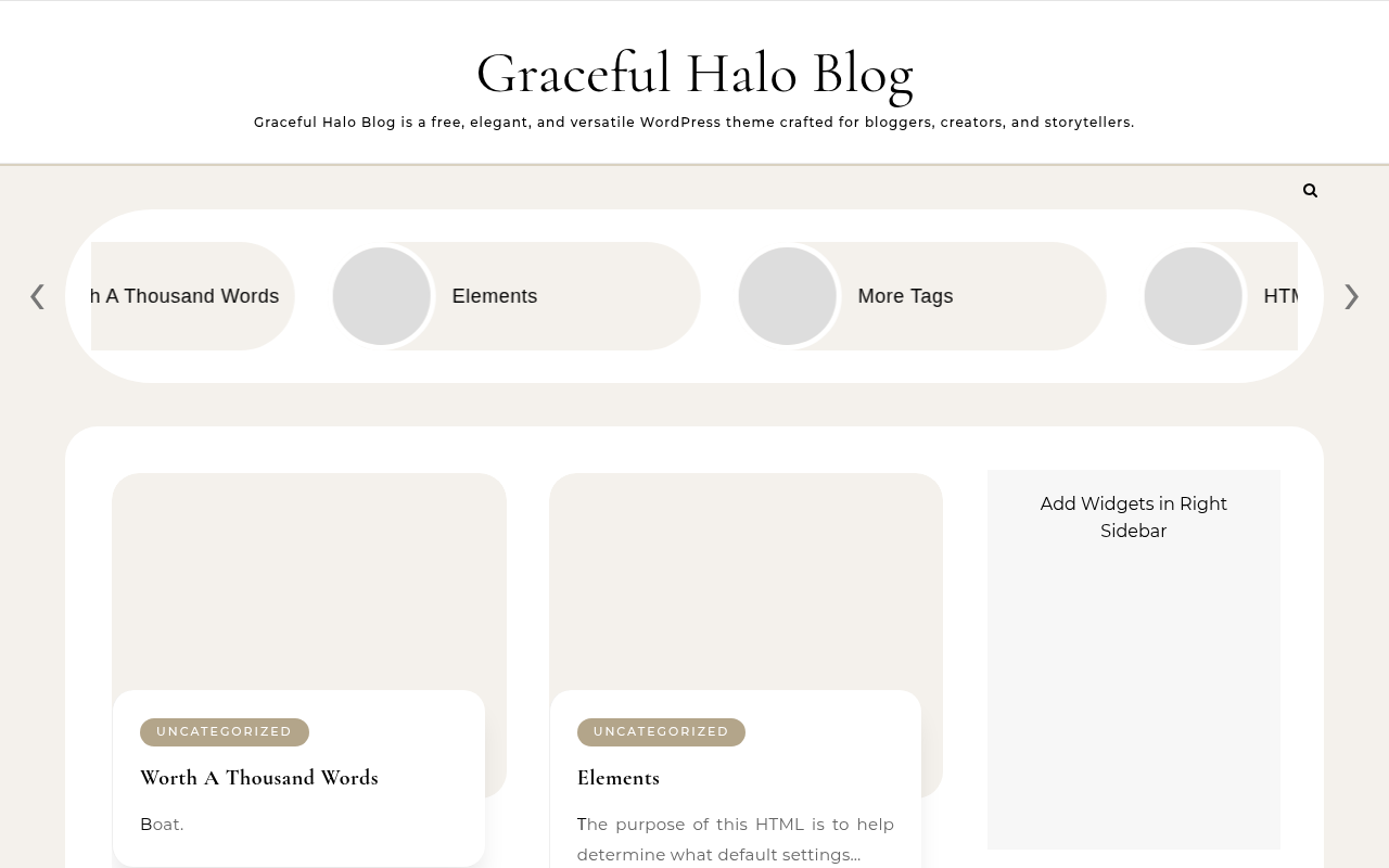 Десктоп — Graceful Halo Blog