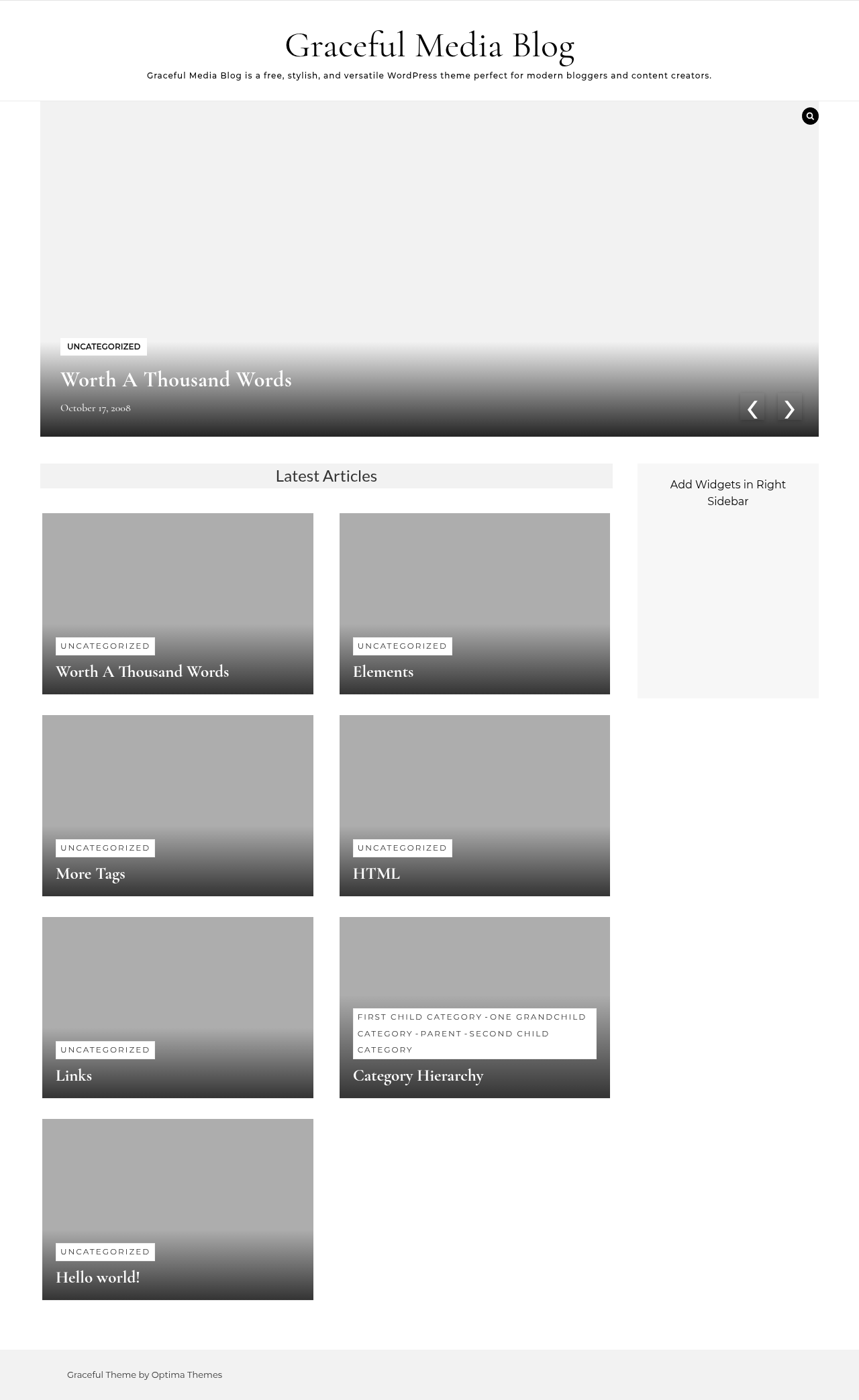 Десктоп (ниже) — Graceful Media Blog