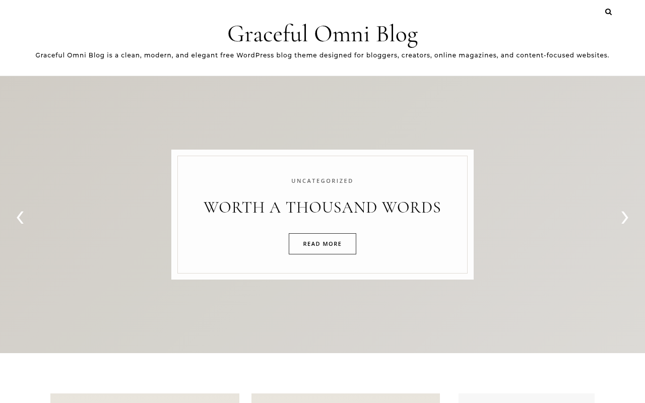 Десктоп — Graceful Omni Blog