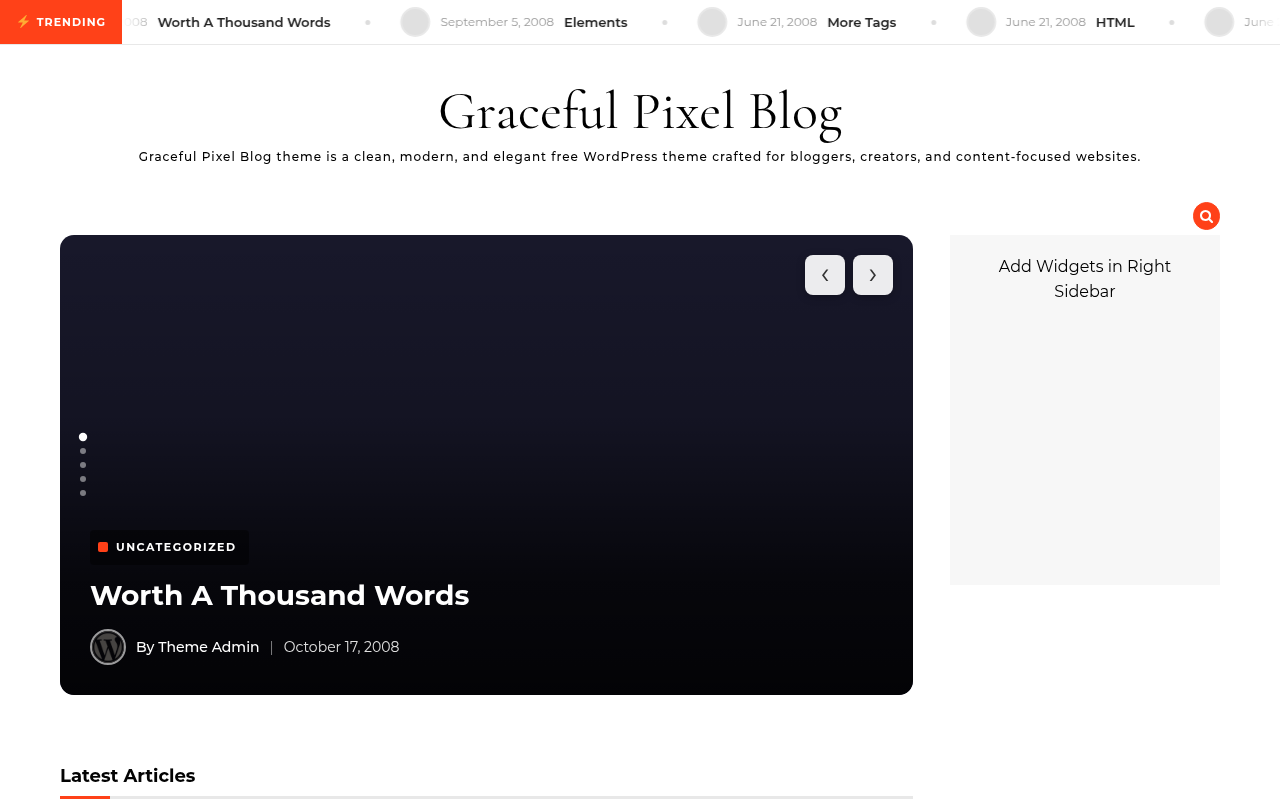 Десктоп — Graceful Pixel Blog