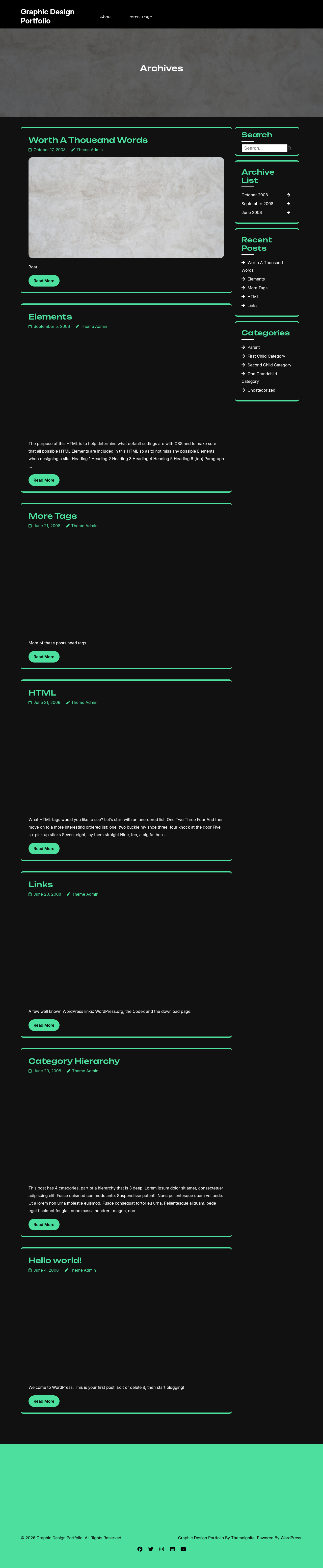 Десктоп (ниже) — Graphic Design Portfolio