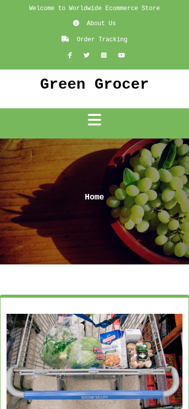 Мобильный вид — Green Grocer