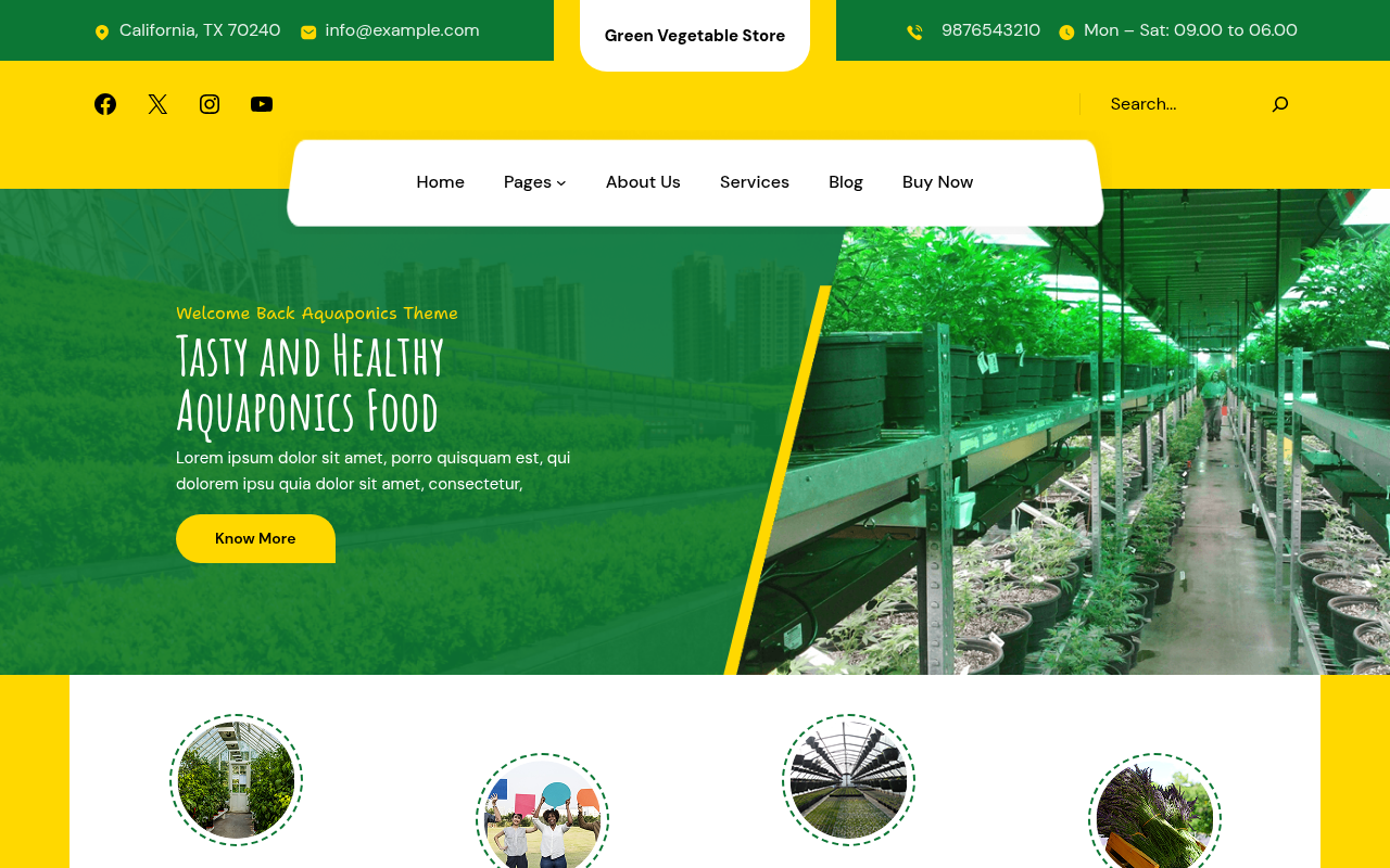 Десктоп — Green Vegetable Store