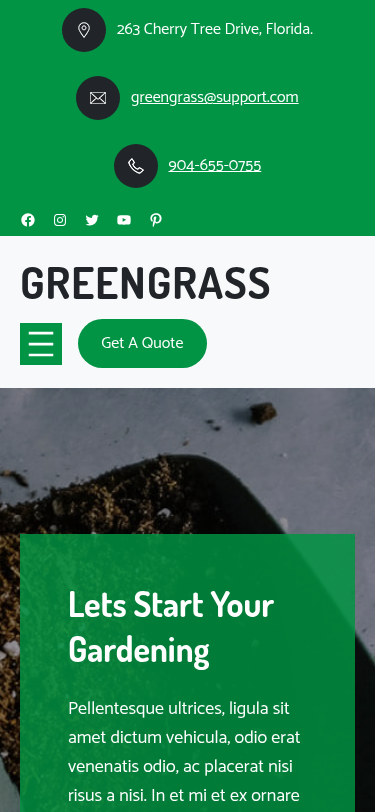 Мобильный вид — Greengrass