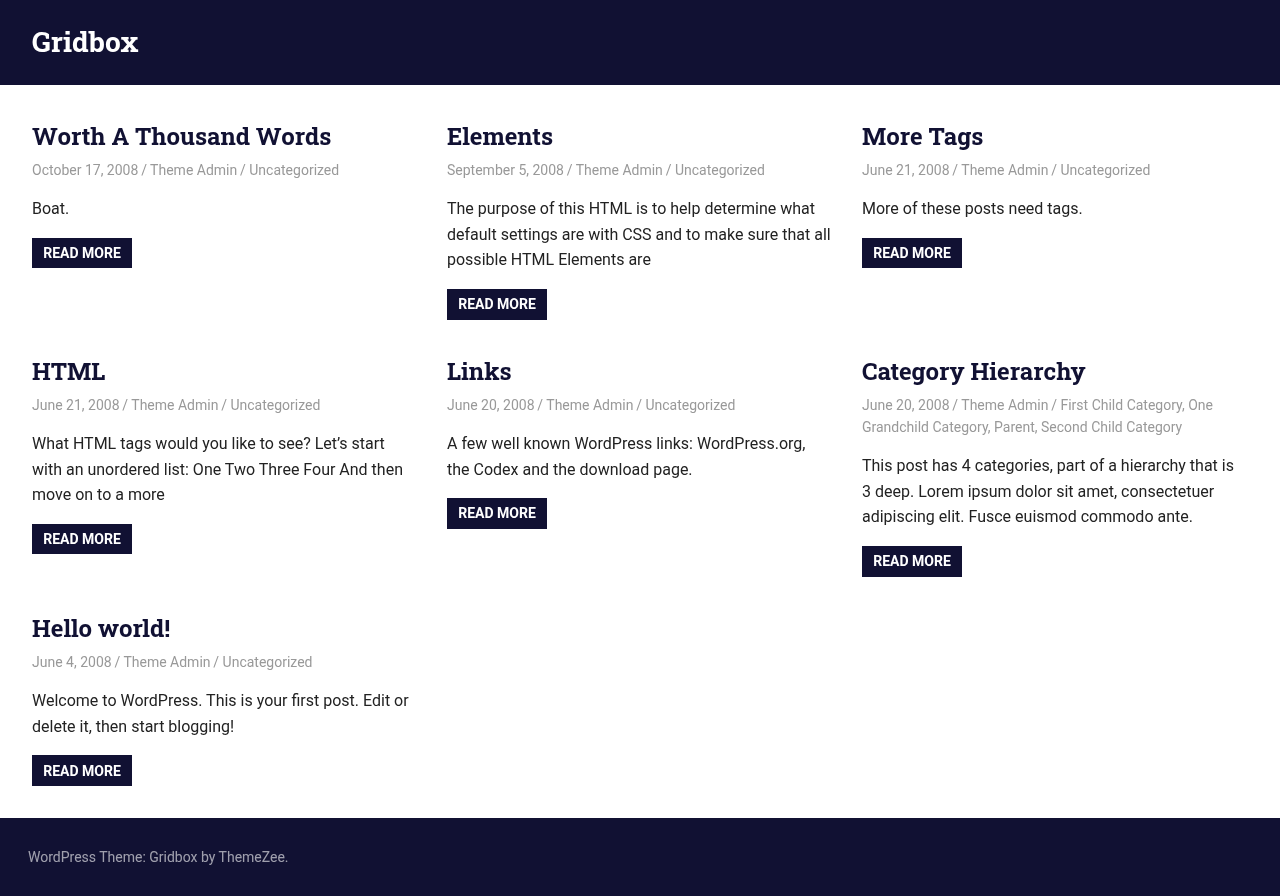Десктоп (ниже) — Gridbox