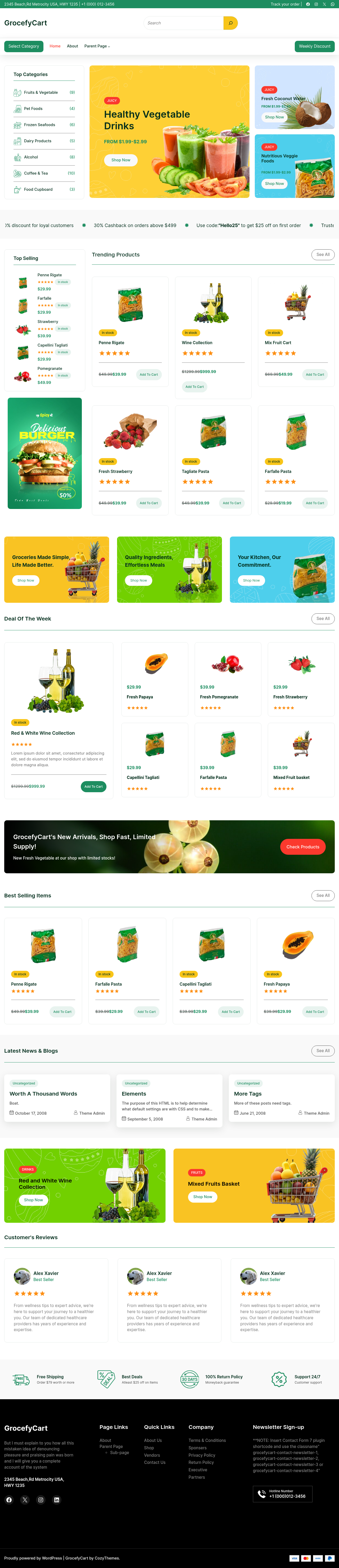 Десктоп (ниже) — GrocefyCart