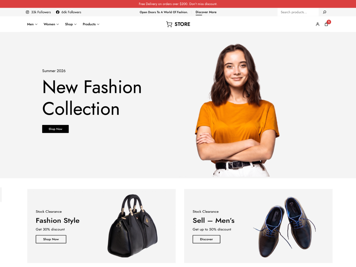 Gutenify Fashionstore