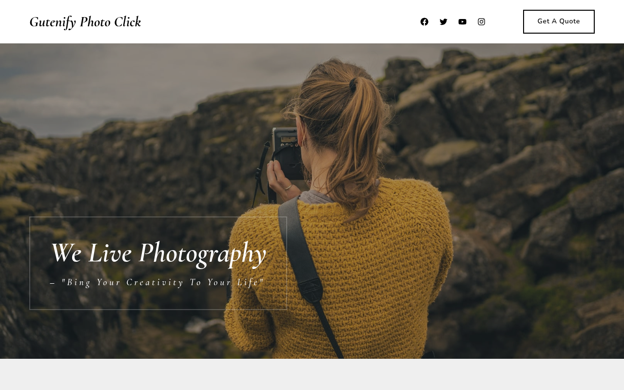 Десктоп — Gutenify Photo Click