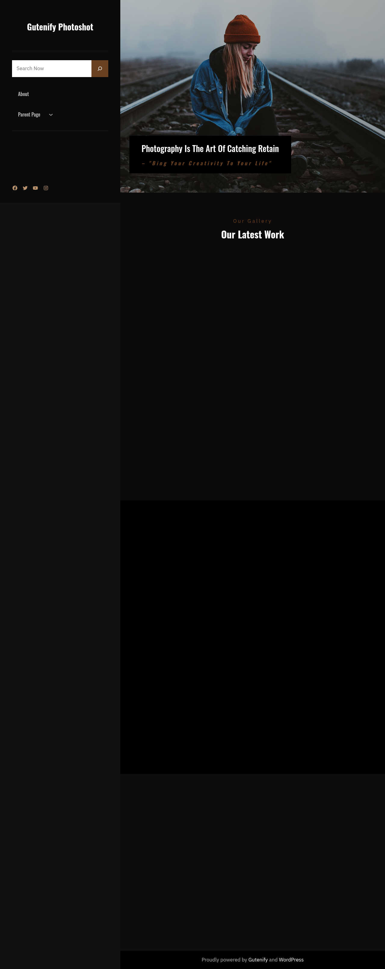 Десктоп (ниже) — Gutenify Photoshot