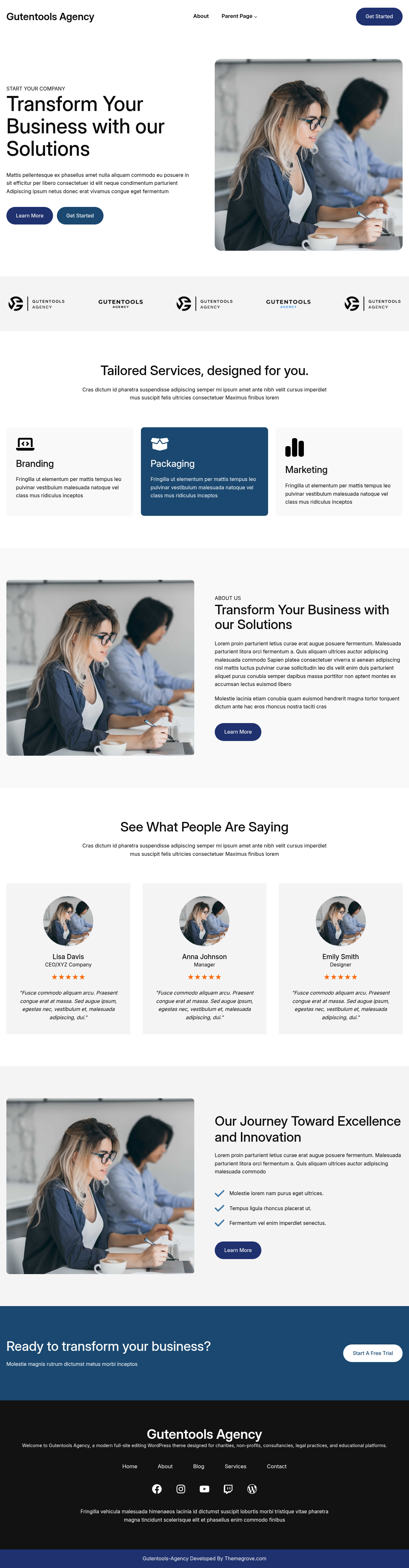 Десктоп (ниже) — Gutentools Agency