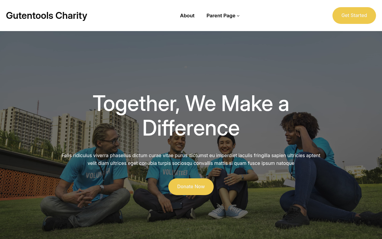 Десктоп — Gutentools Charity