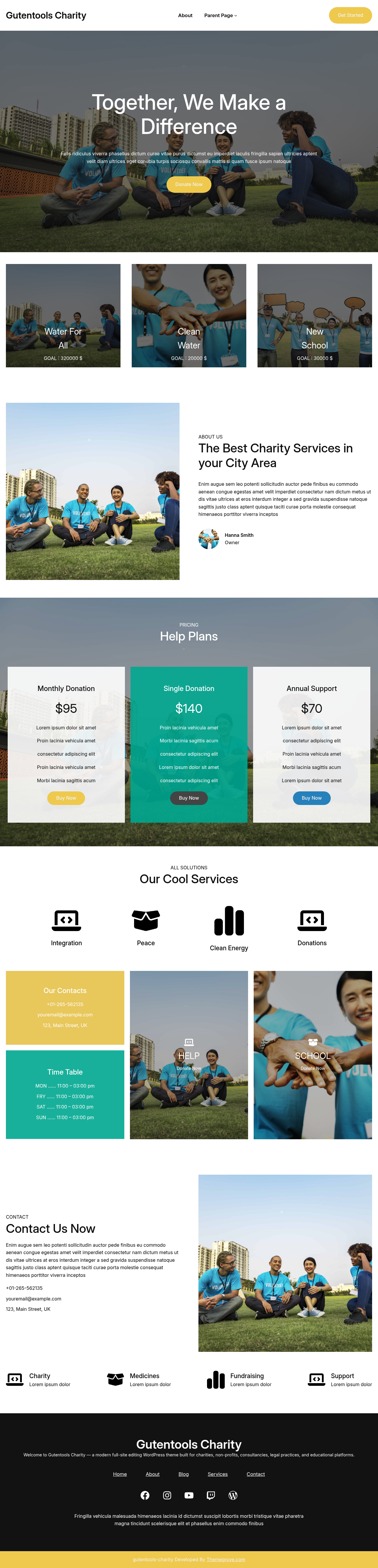 Десктоп (ниже) — Gutentools Charity