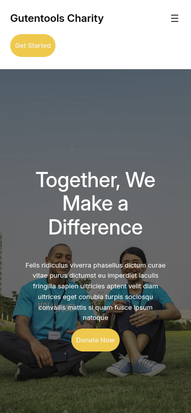 Мобильный вид — Gutentools Charity