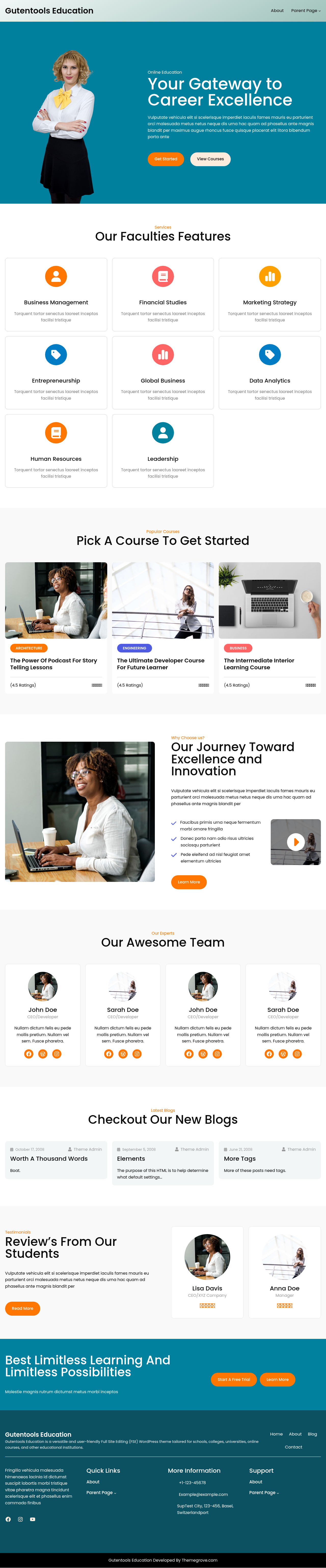 Десктоп (ниже) — Gutentools Education
