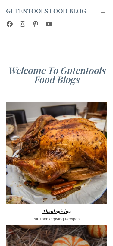 Мобильный вид — Gutentools Food Blog