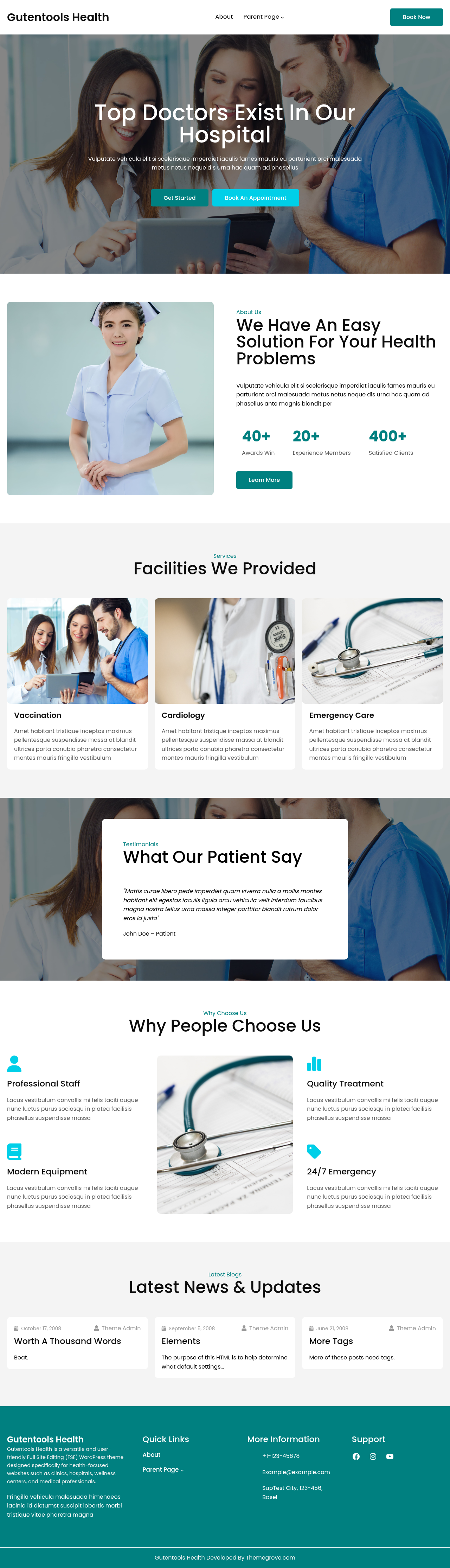 Десктоп (ниже) — Gutentools Health