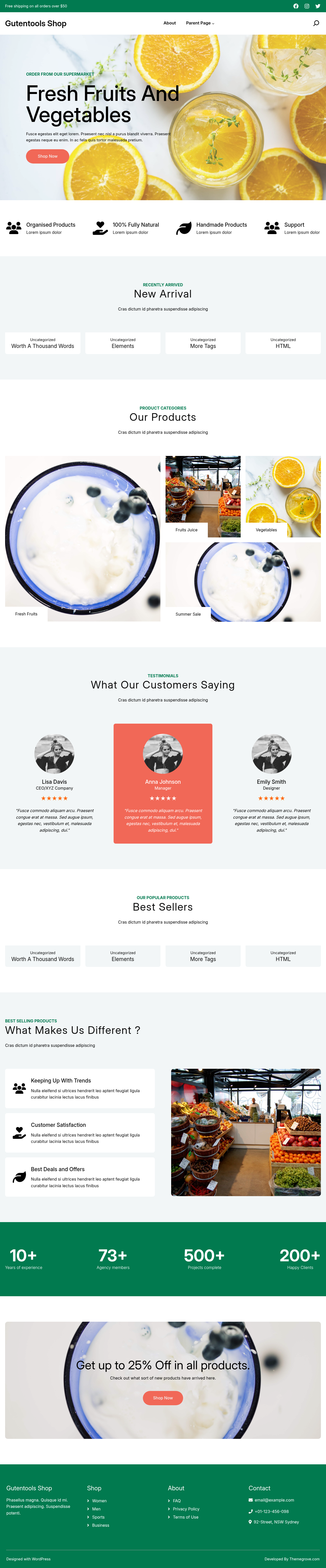 Десктоп (ниже) — Gutentools Shop