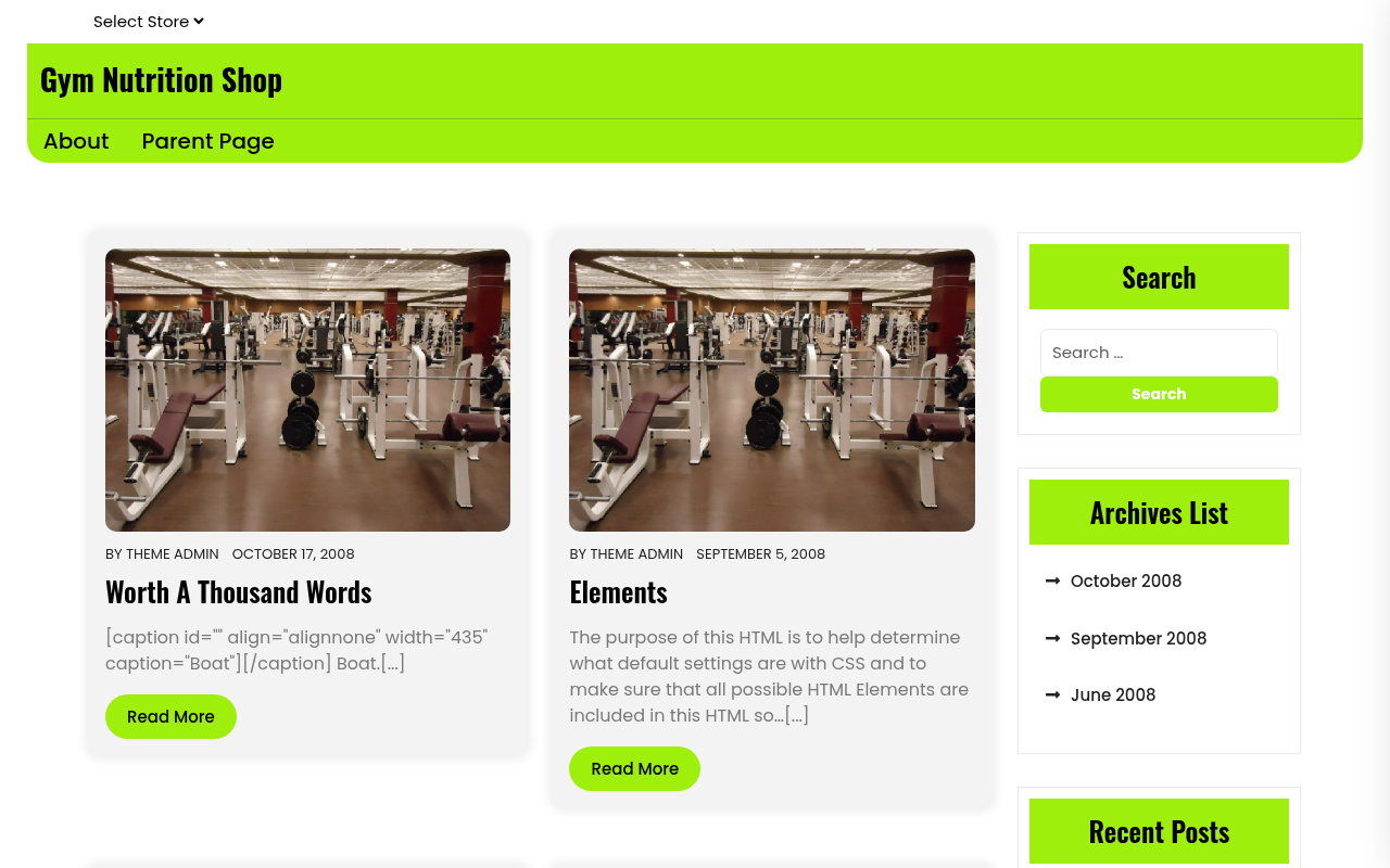 Десктоп — Gym Nutrition Shop