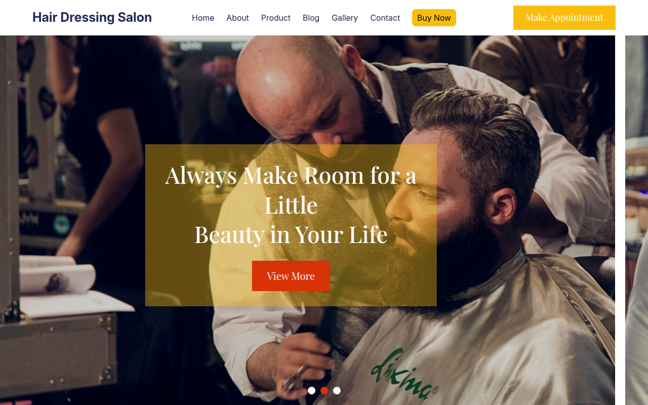 Десктоп — Hair Dressing Salon