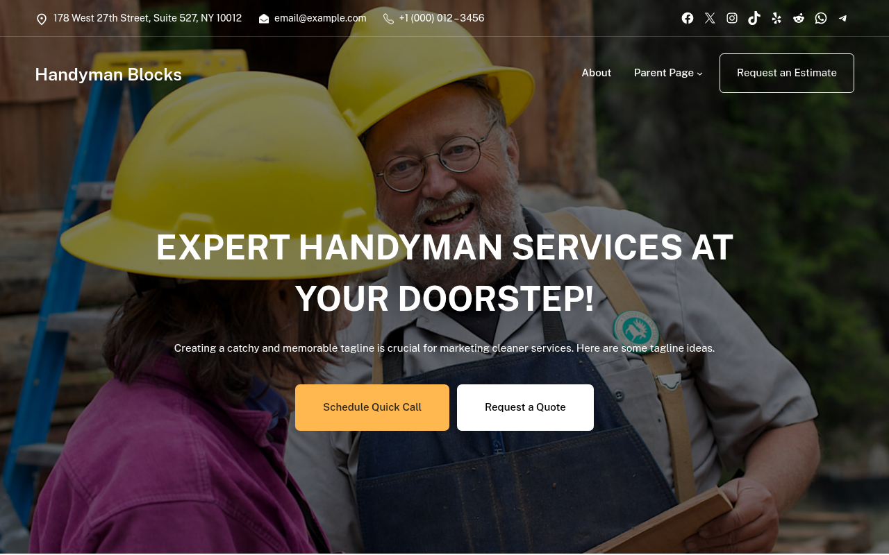 Десктоп — Handyman Blocks