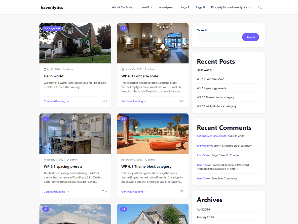 WordPress тема Havenlytics Realty