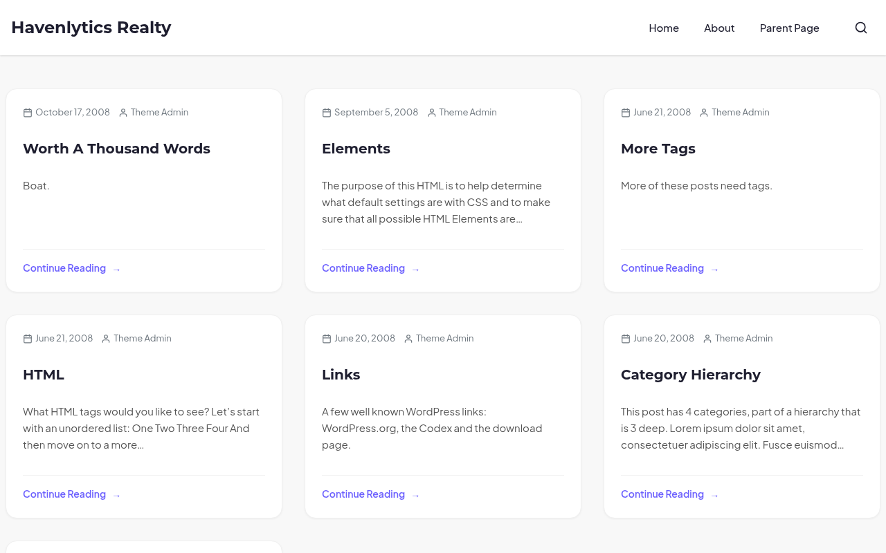 Десктоп — Havenlytics Realty