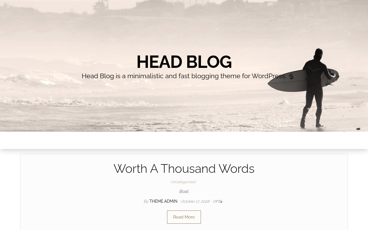 Десктоп — Head Blog