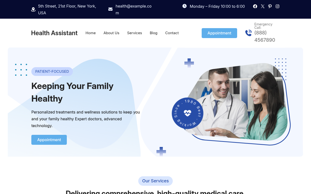 Десктоп — Health Assistant