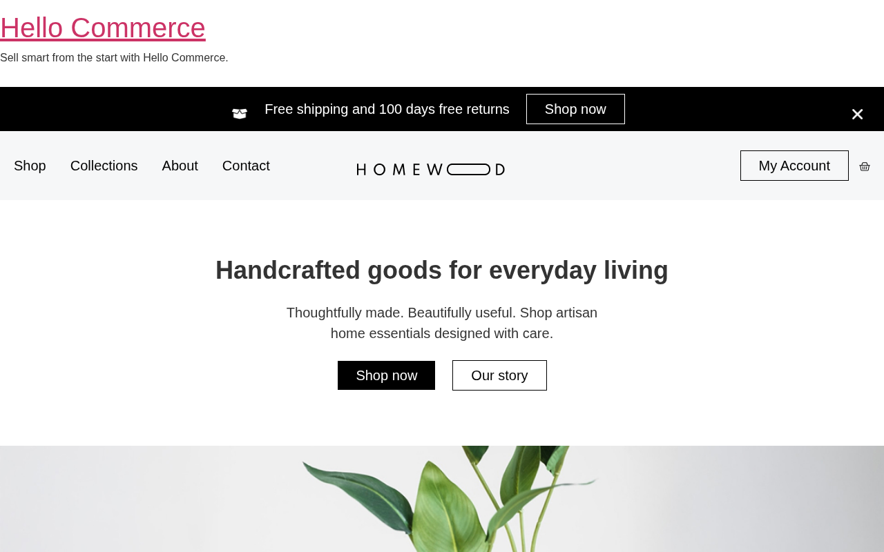 Десктоп — Hello Commerce