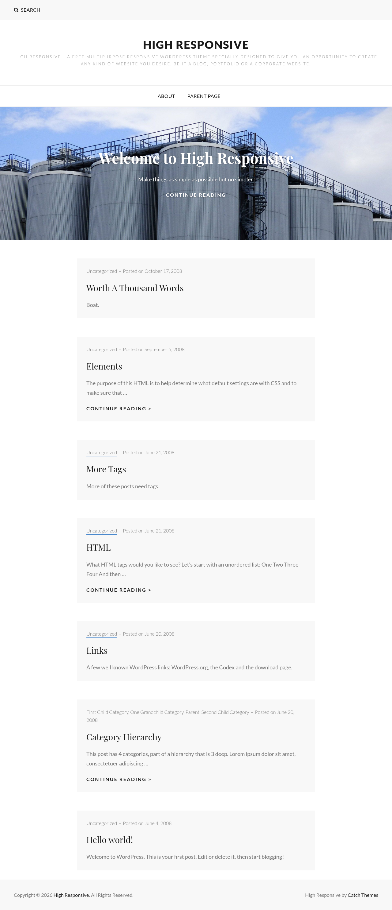 Десктоп (ниже) — High Responsive