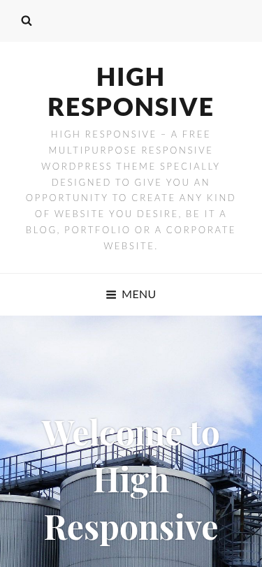 Мобильный вид — High Responsive