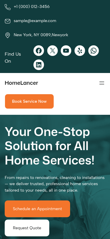 Мобильный вид — HomeLancer