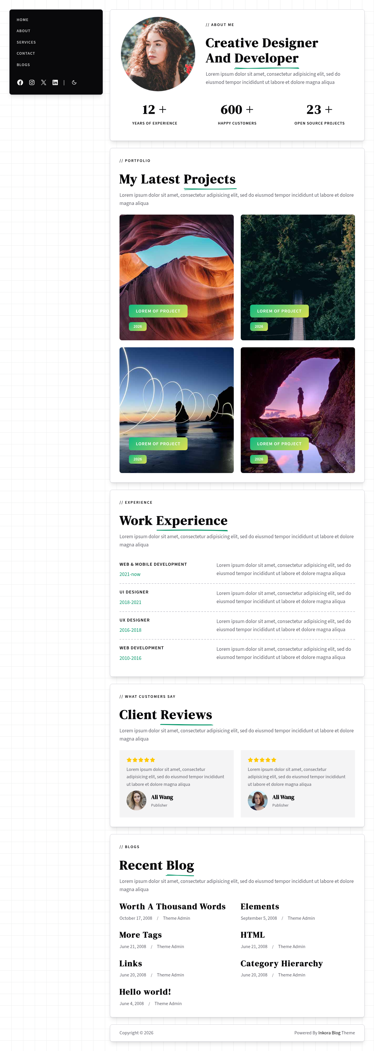 Десктоп (ниже) — Inkora Blog