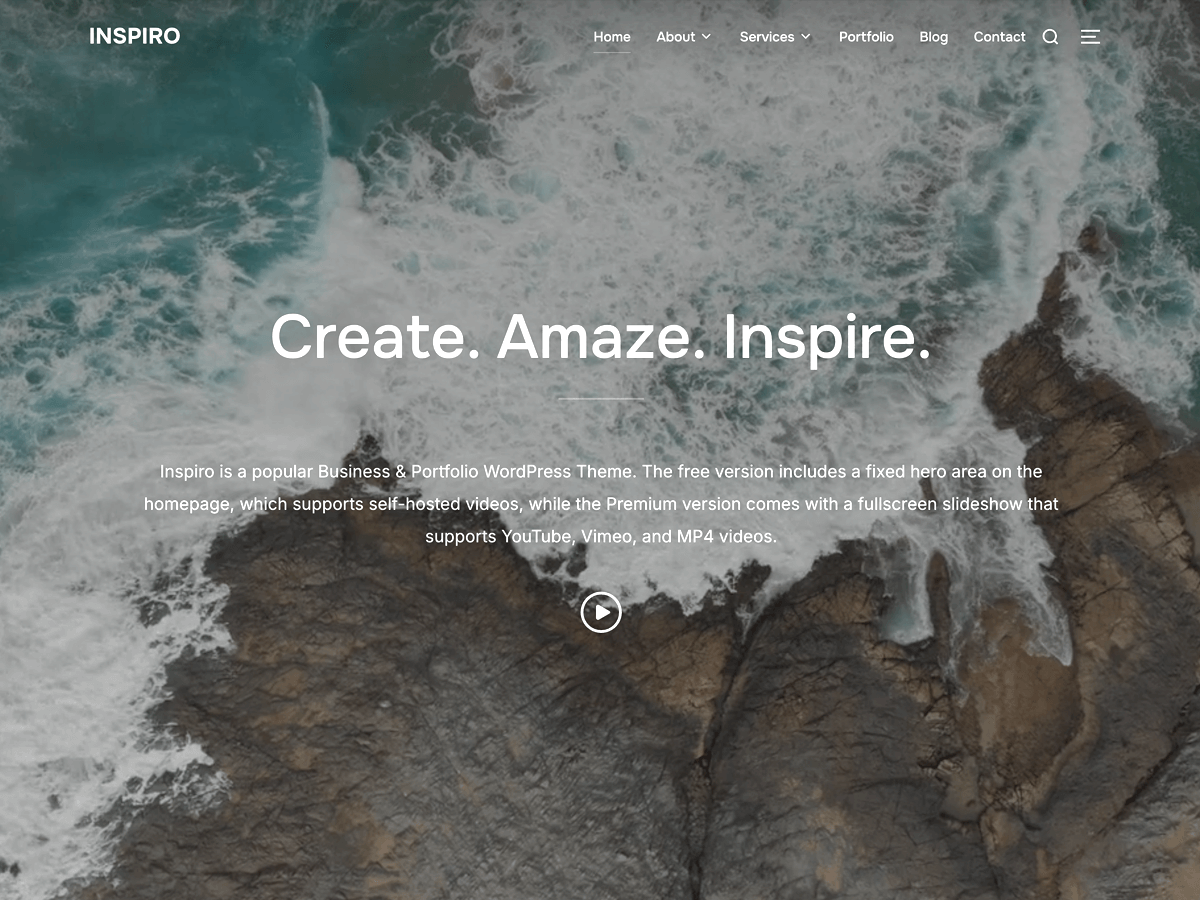 WordPress тема Inspiro