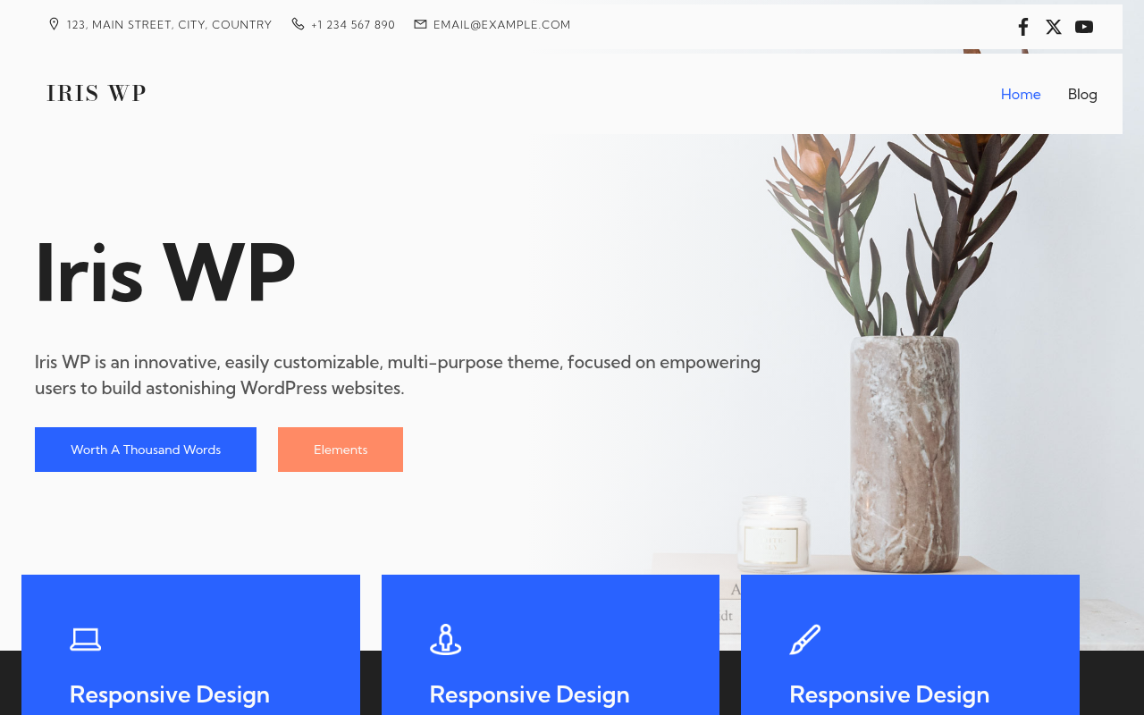 Десктоп — Iris WP