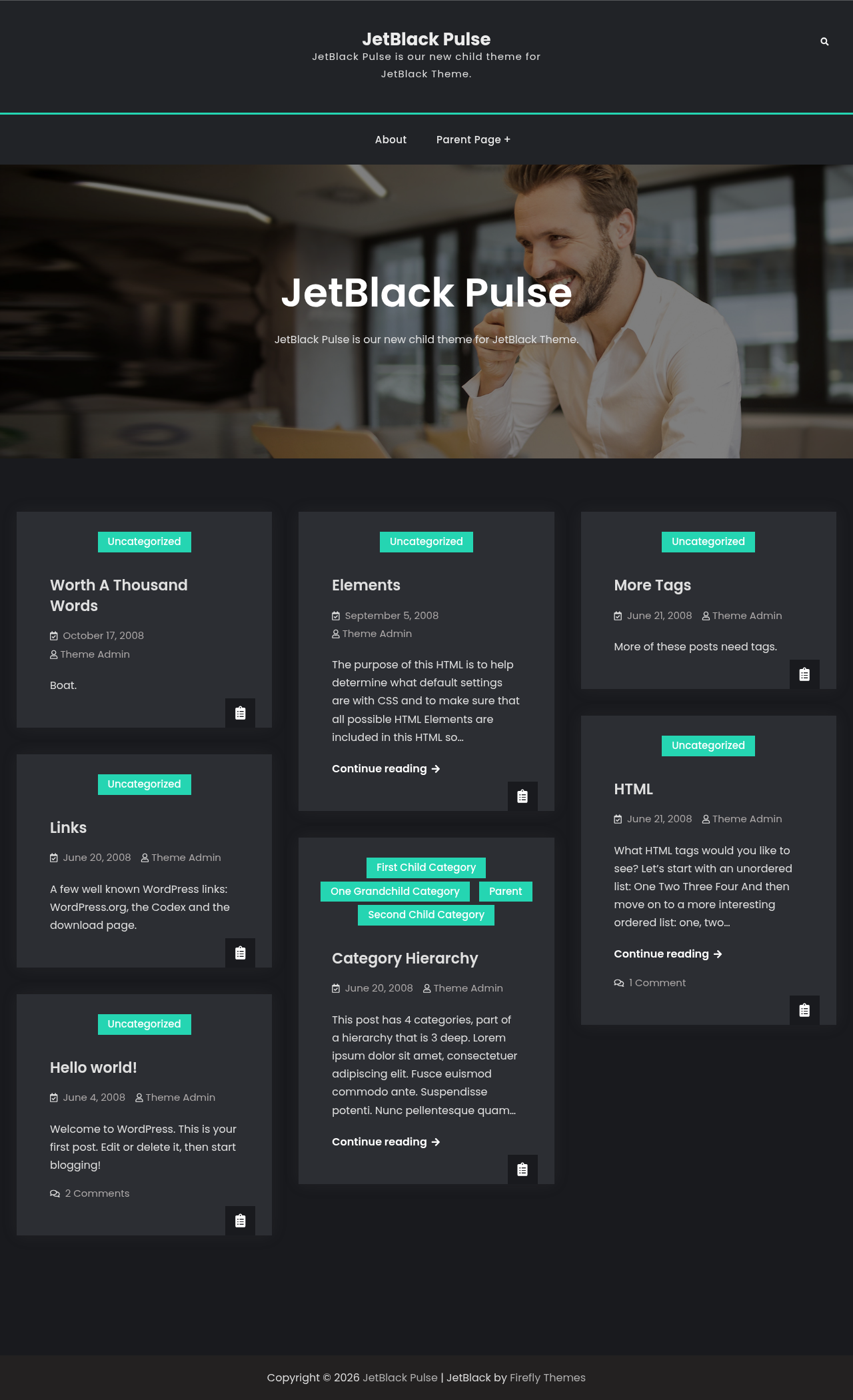 Десктоп (ниже) — JetBlack Pulse