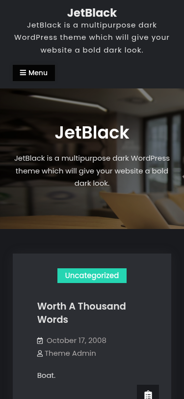 Мобильный вид — JetBlack
