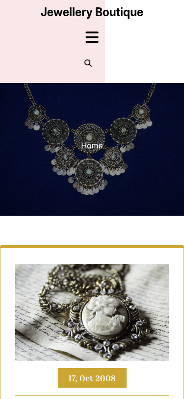 Мобильный вид — Jewellery Boutique