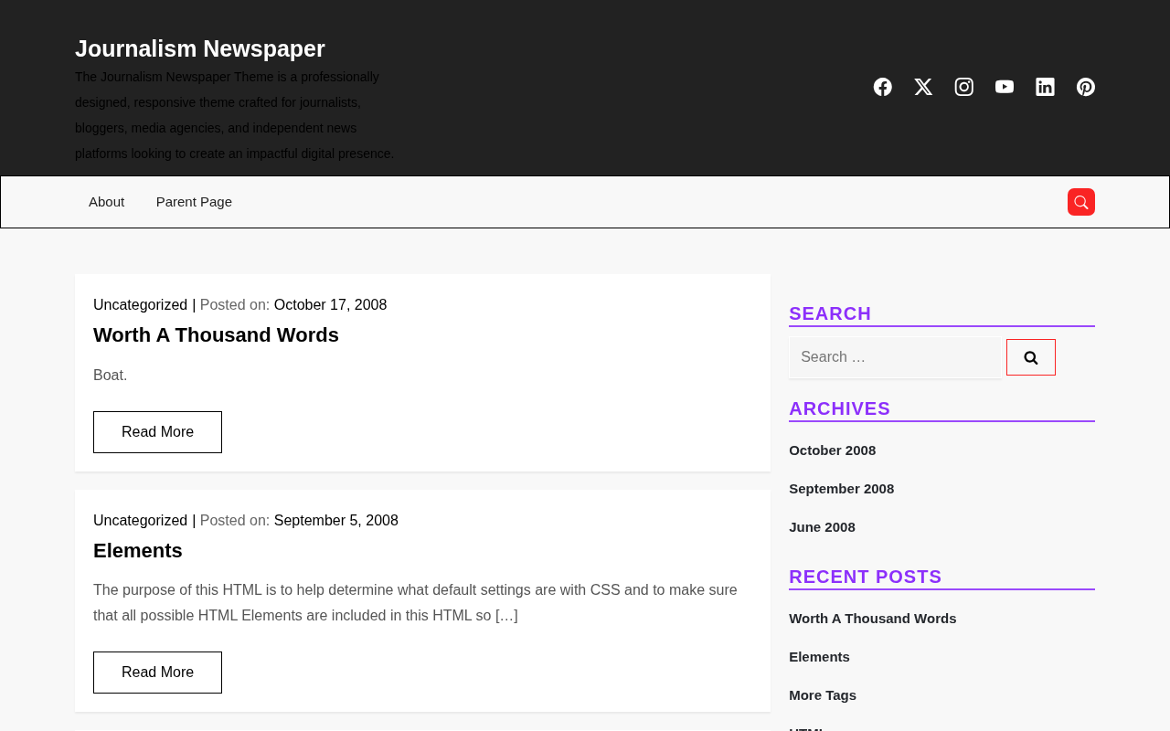 Десктоп — Journalism Newspaper
