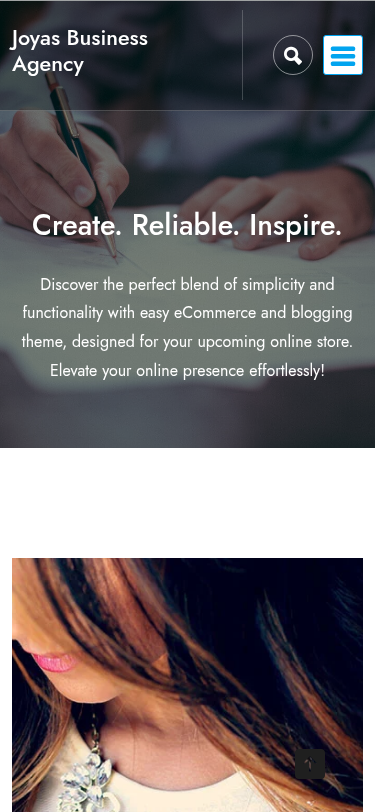 Мобильный вид — Joyas Business Agency