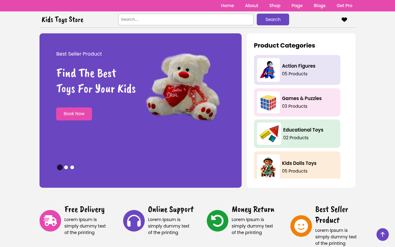 Десктоп — Kids Toys Store