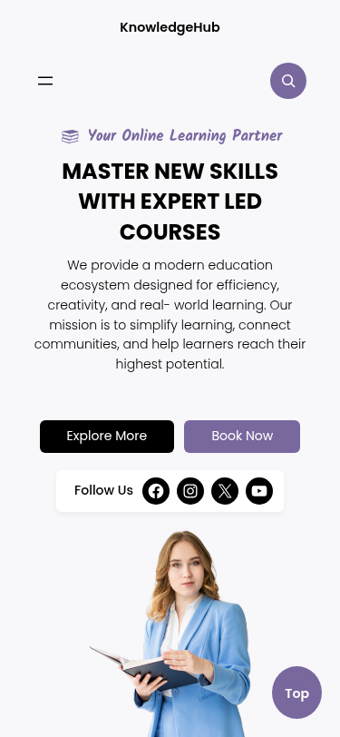 Мобильный вид — KnowledgeHub