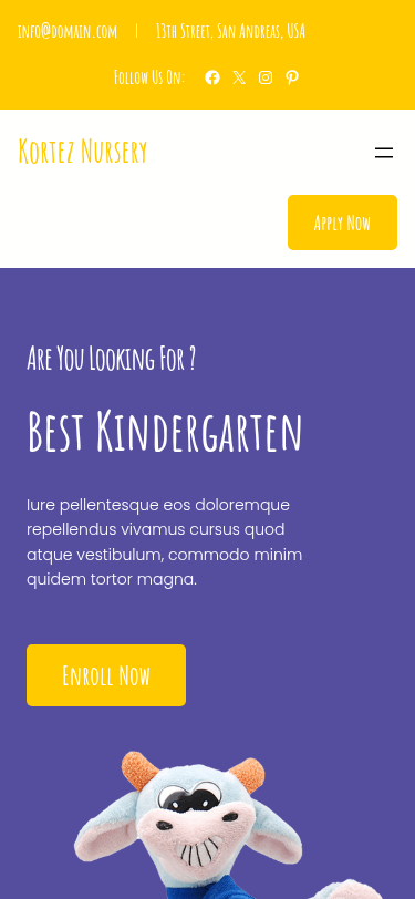 Мобильный вид — Kortez Nursery