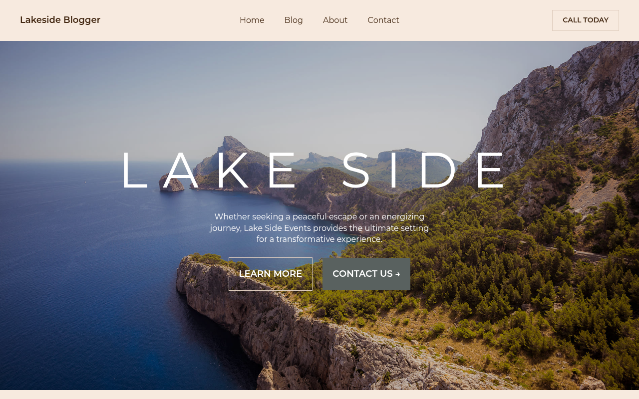 Десктоп — Lakeside Blogger