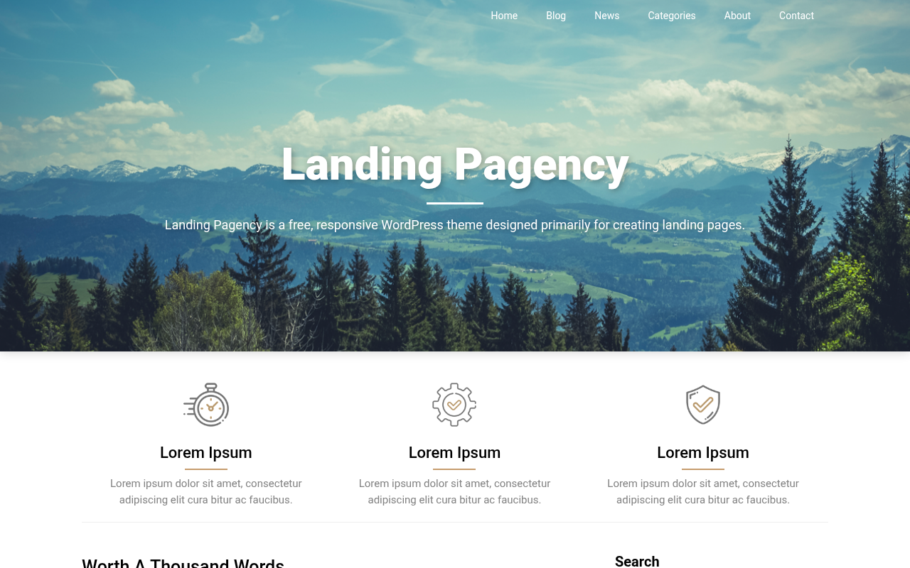 Десктоп — Landing Pagency